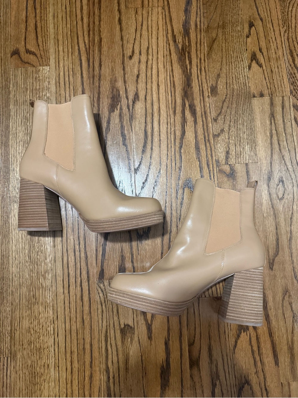 Steve Madden Tan Platform Boots